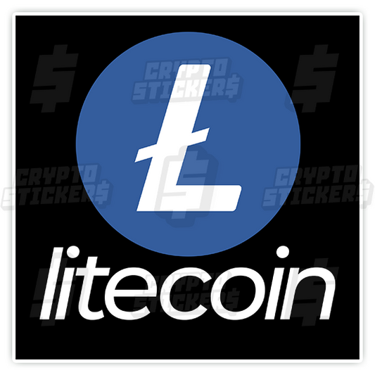 LTC LITECOIN CRYPTO STICKERS 5