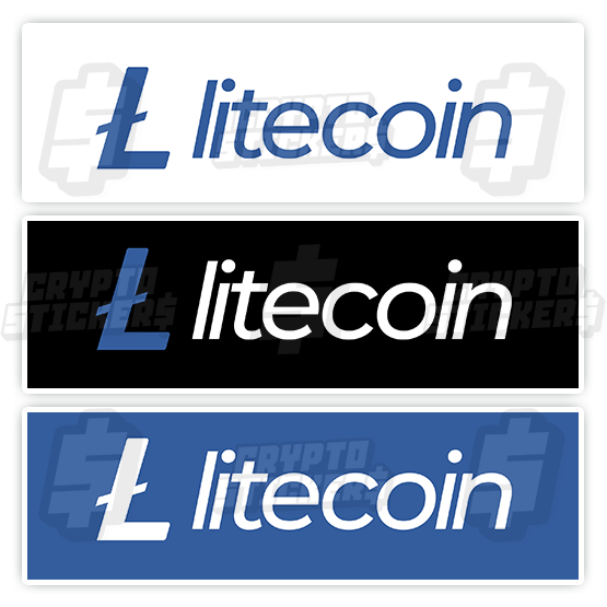 LTC LITECOIN CRYPTO STICKERS 6