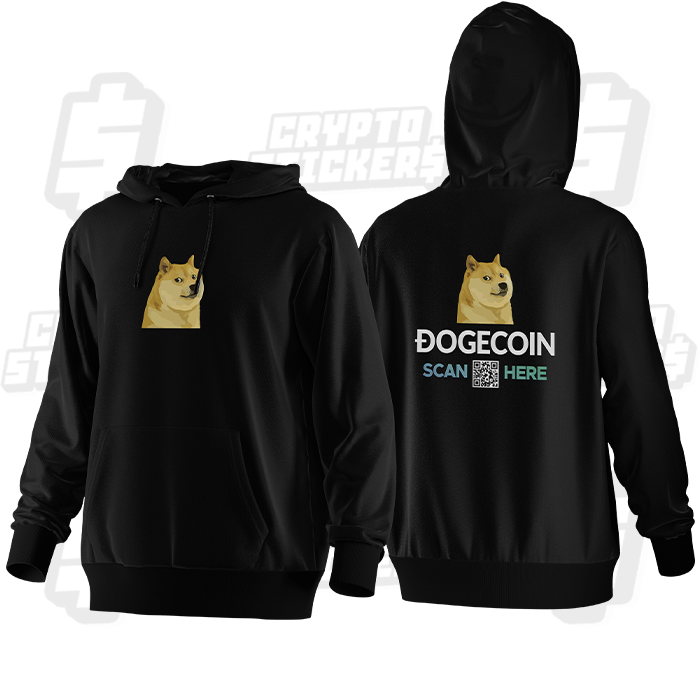 DOGECOIN HOODIE DOGE CRYPTO MERCH
