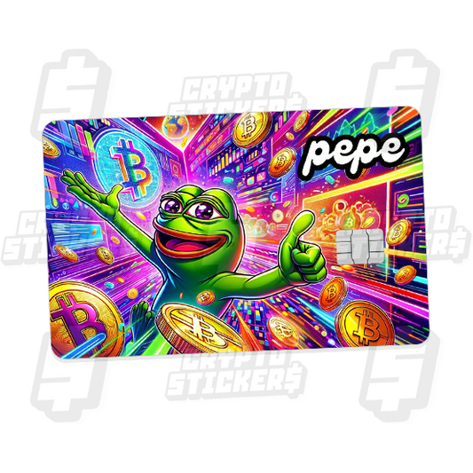 PEPE CRYPTO STICKERS CARD SKIN 2