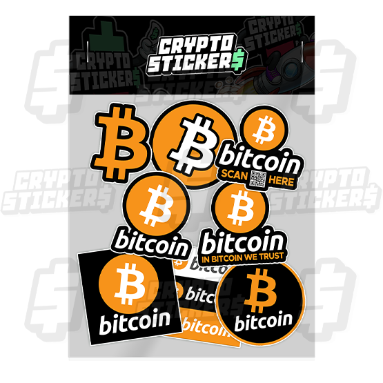 BITCOIN CRYPTO STICKER PACK