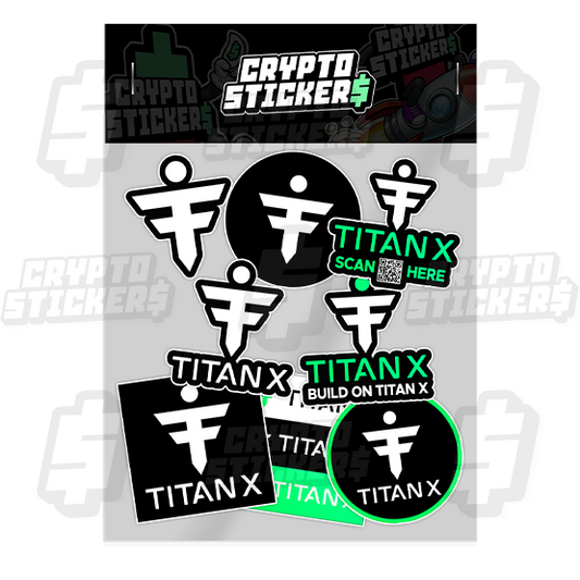 TITANX CRYPTO STICKERS PACK