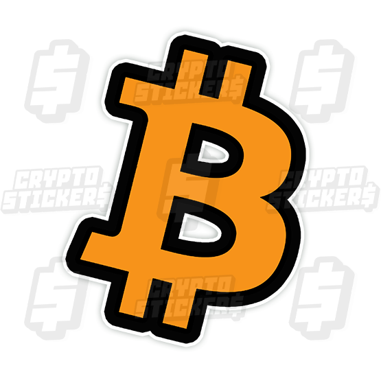 BTC BITCOIN CRYPTO STICKERS 1