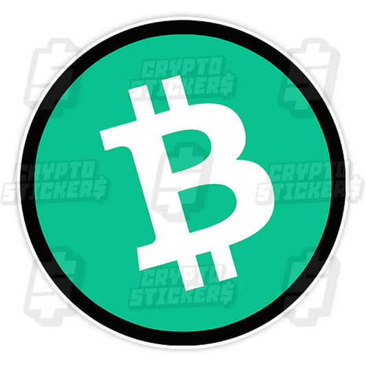 BCH BITCOIN CASH CRYPTO STICKERS 2