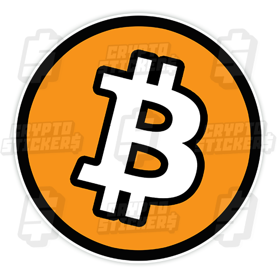 BTC BITCOIN CRYPTO STICKERS 2