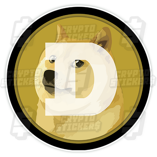 DOGE DOGECOIN CRYPTO STICKERS 2