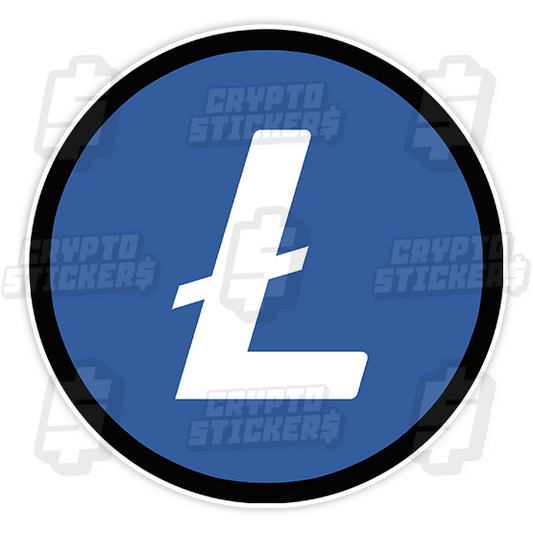 LTC LITECOIN CRYPTO STICKERS 2