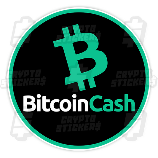 BCH BITCOIN CASH CRYPTO STICKERS 3