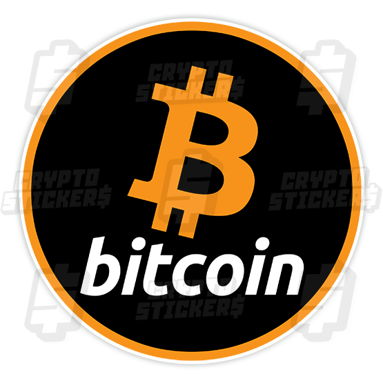 BTC BITCOIN CRYPTO STICKERS 3