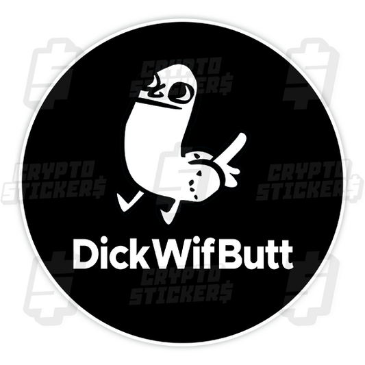 DWB DICKWIFBUTT CRYPTO STICKERS 3