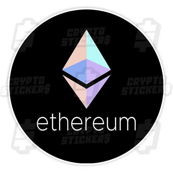 ETH ETHEREUM CRYPTO STICKERS 3