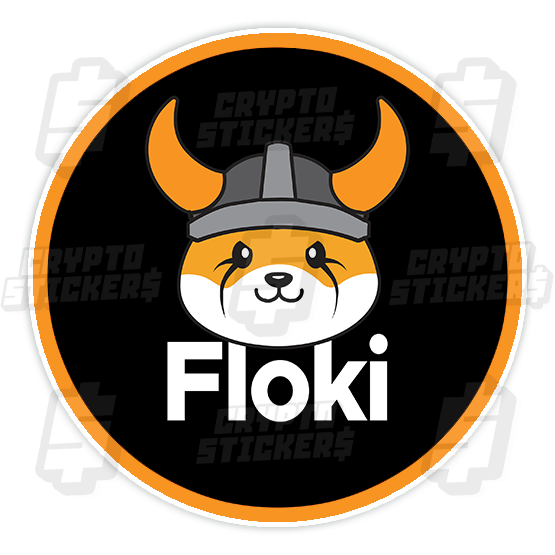 FLOKI CRYPTO STICKERS 3