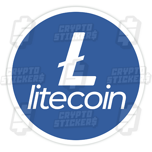 LTC LITECOIN CRYPTO STICKERS 3