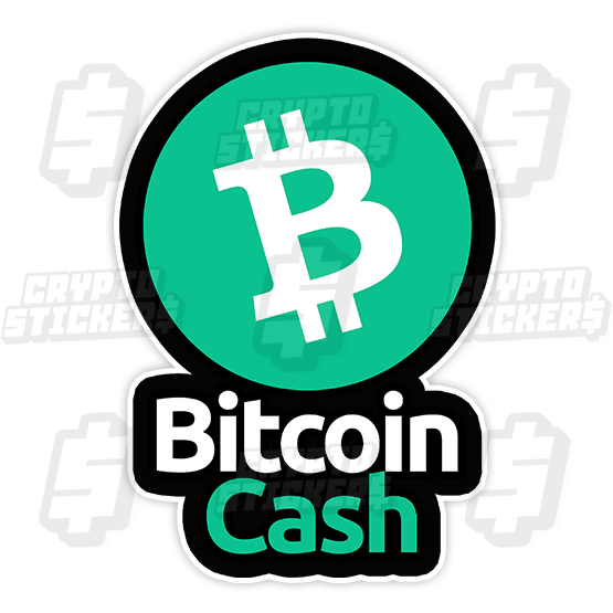 BCH BITCOIN CASH CRYPTO STICKERS 4