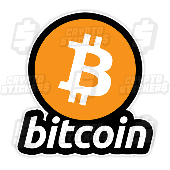 BTC BITCOIN CRYPTO STICKERS 4