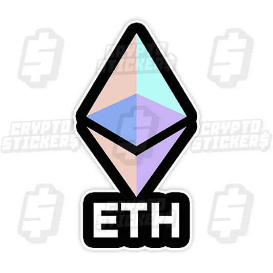 ETH ETHEREUM CRYPTO STICKERS 4