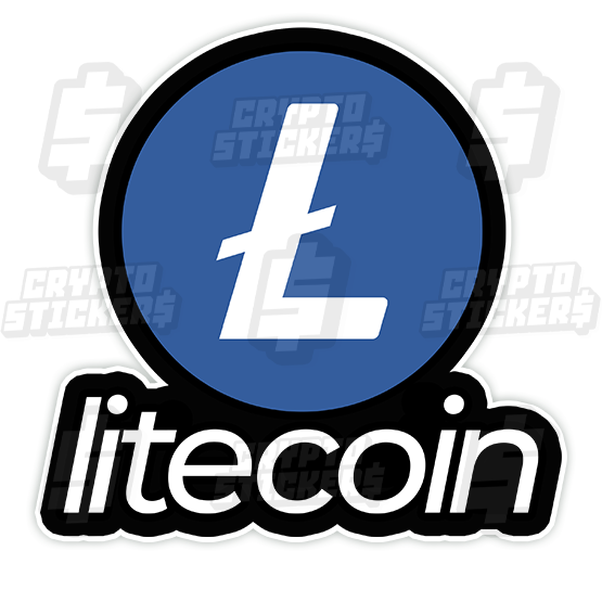 LTC LITECOIN CRYPTO STICKERS 4