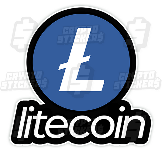 LTC LITECOIN CRYPTO STICKERS 4