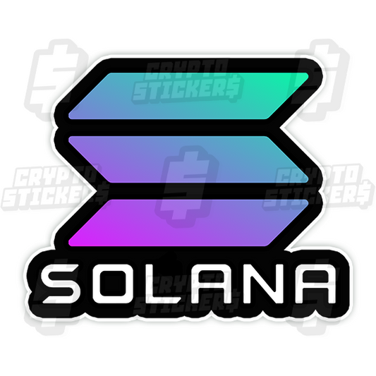 SOL SOLANA CRYPTO STICKERS 4