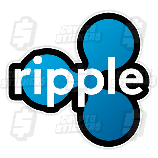 XRP RIPPLE CRYPTO STICKERS 4