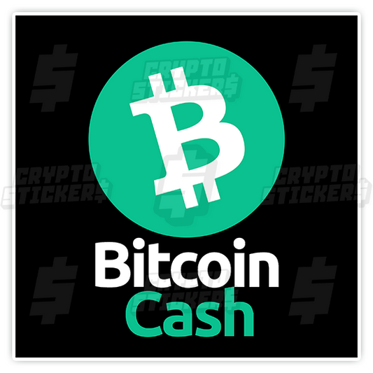 BCH BITCOIN CASH CRYPTO STICKERS 5