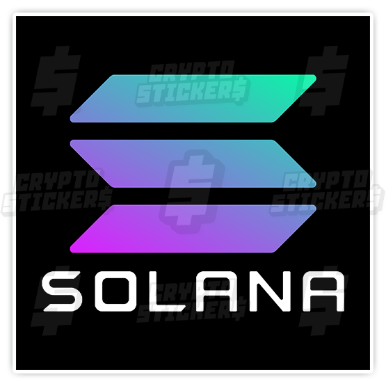 SOL SOLANA CRYPTO STICKERS 5