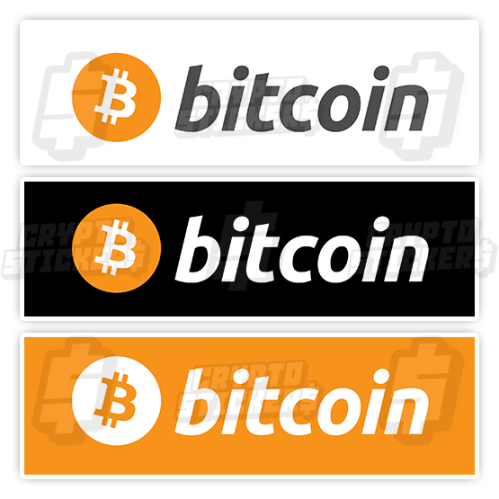 BTC BITCOIN CRYPTO STICKERS 6