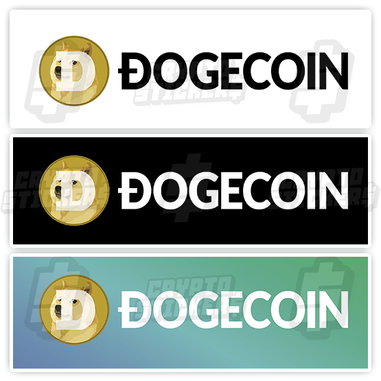 DOGE DOGECOIN CRYPTO STICKERS 6