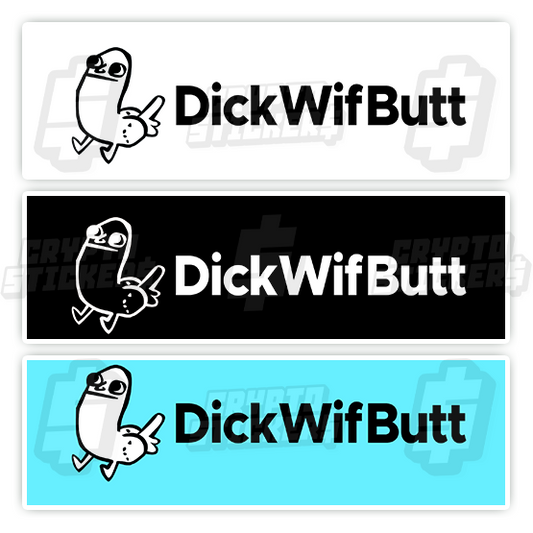 DWB DICKWIFBUTT CRYPTO STICKERS 6