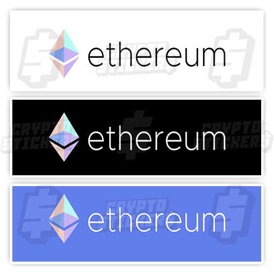 ETH ETHEREUM CRYPTO STICKERS 6