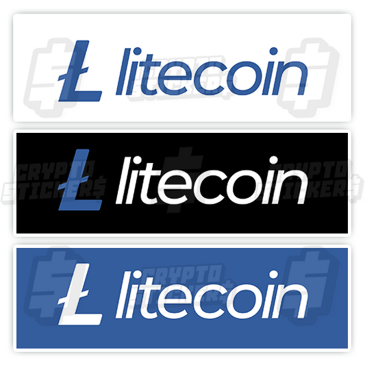 LTC LITECOIN CRYPTO STICKERS 6