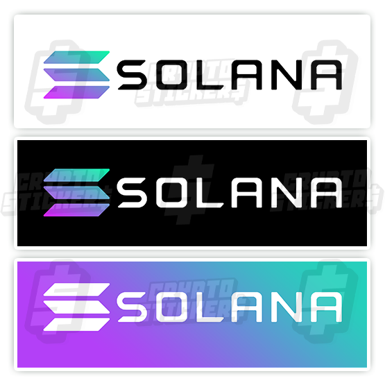 SOL SOLANA CRYPTO STICKERS 6