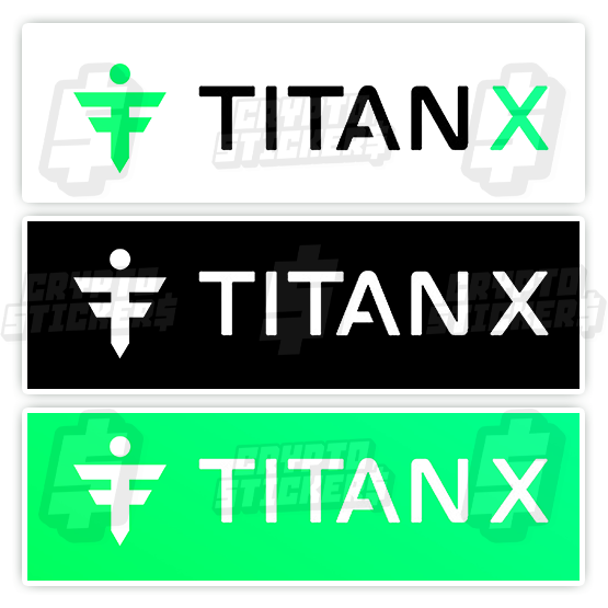 TITAN X CRYPTO STICKERS 6