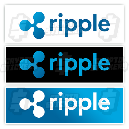 XRP RIPPLE CRYPTO STICKERS 6