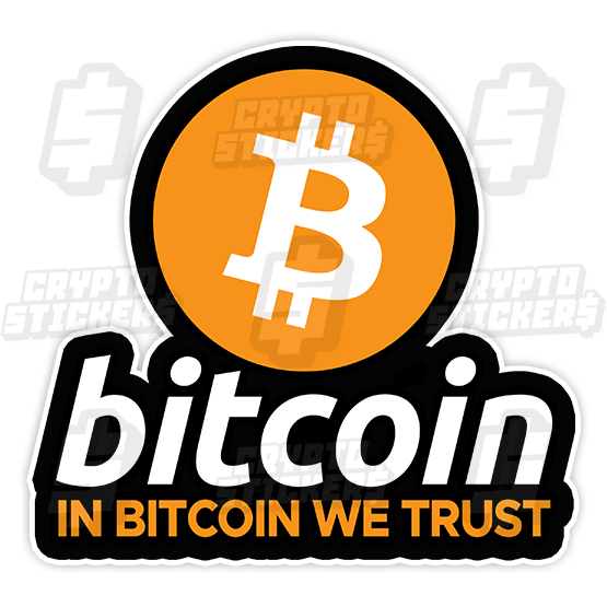 BTC BITCOIN CRYPTO STICKERS 7