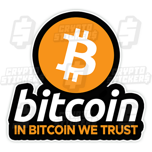 BTC BITCOIN CRYPTO STICKERS 7