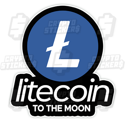 LTC LITECOIN CRYPTO STICKERS 7