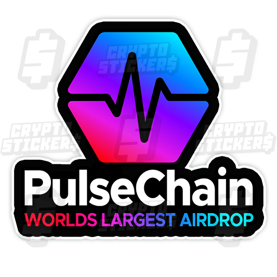 PLS PULSECHAIN CRYPTO STICKERS 7