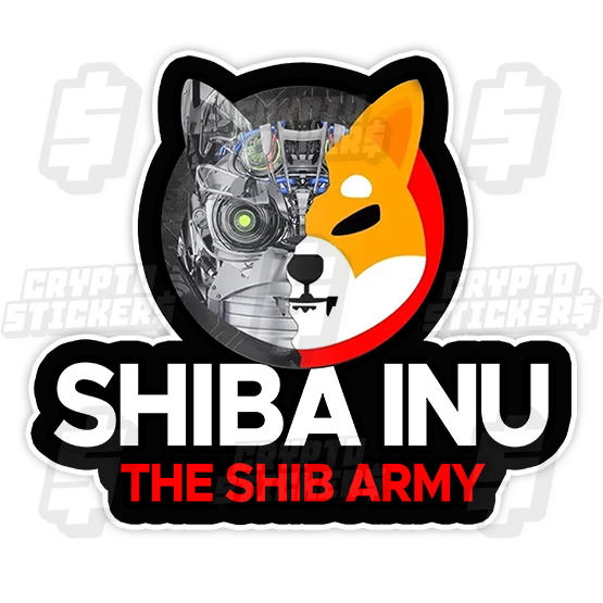 SHIB SHIBA INU CRYPTO STICKERS 7