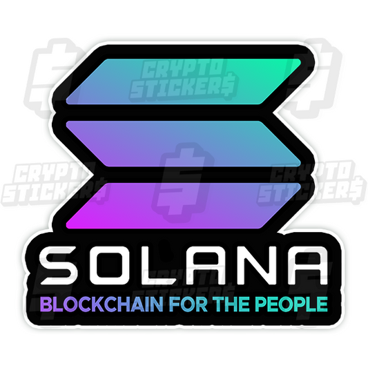 SOL SOLANA CRYPTO STICKERS 7