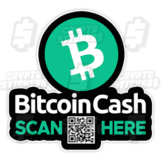 BCH BITCOIN CASH CRYPTO STICKERS 8