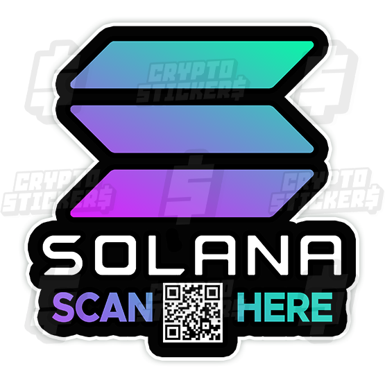 SOL SOLANA CRYPTO STICKERS 8