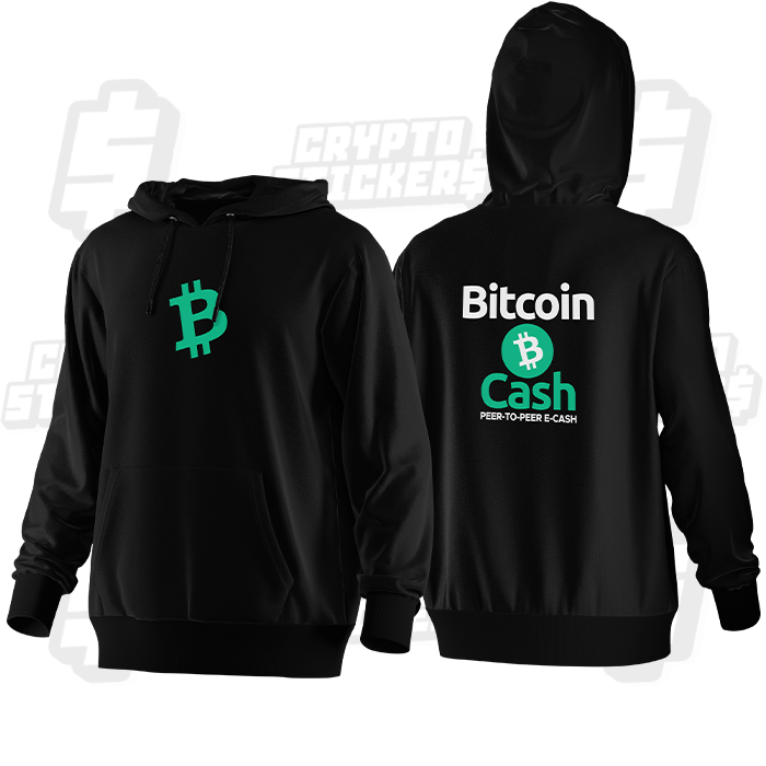 BITCOIN CASH HOODIE BCH CRYPTO MERCH