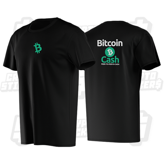 BITCOIN CASH T-SHIRT CRYPTO MERCH BCASH T-SHIRT