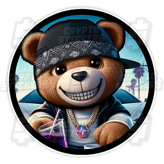 TEDDY BEAR CRYPTO STICKERS 2