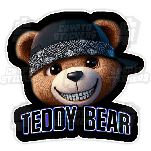 TEDDY BEAR CRYPTO STICKERS 4