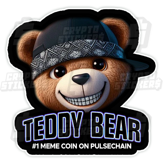 TEDDY BEAR CRYPTO STICKERS 7