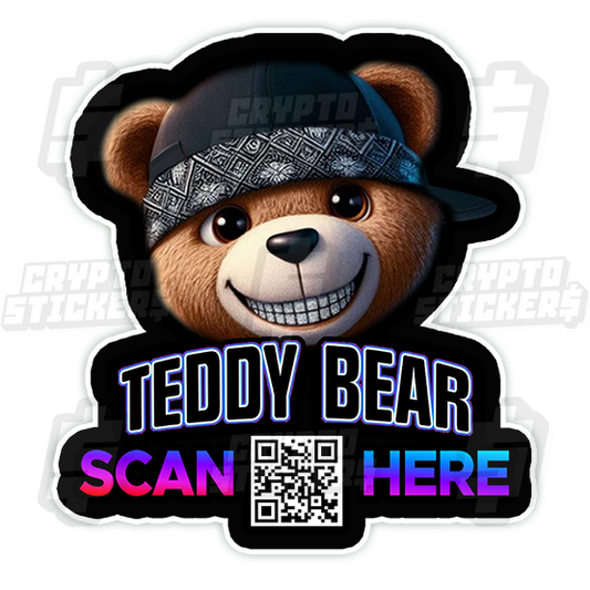 TEDDY BEAR CRYPTO STICKERS 8