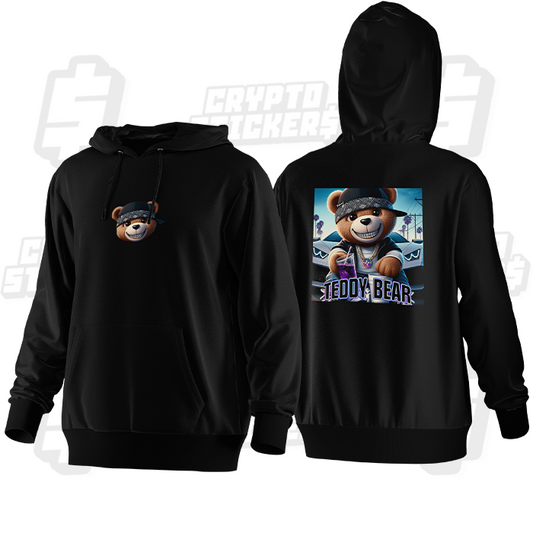 TEDDY BEAR HOODIE BEAR CRYPTO MERCH