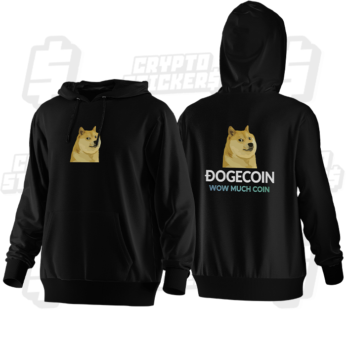 DOGECOIN HOODIE DOGE CRYPTO MERCH